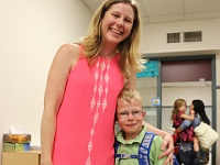 IMG 9465  Wilson with his 4th Grade teacher Ms. Courtney Green
